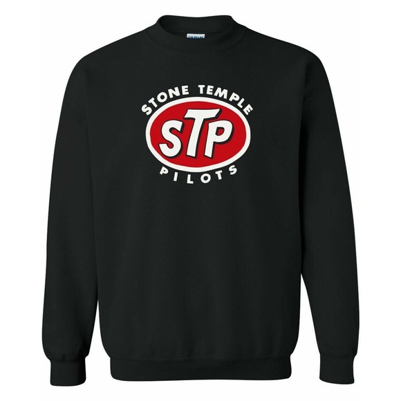 Other - Stone Temple Pilots STP Logo Crewneck Sweatshirt Retro Retro Rock Band Black